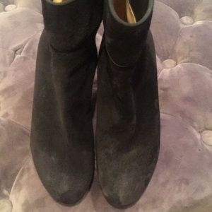 Christian Louboutin Turela 85MM Black Suede ankle boots